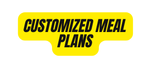 Customized meal plans