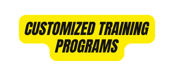 Customized Training programs